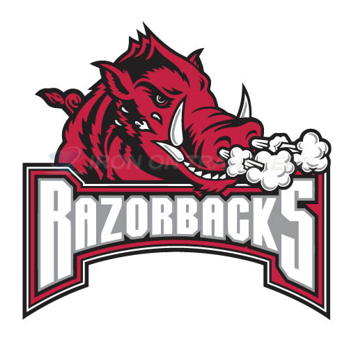 Arkansas Razorbacks 2001 2008 Alternate Logo2 T-shirts Iron On T - Click Image to Close